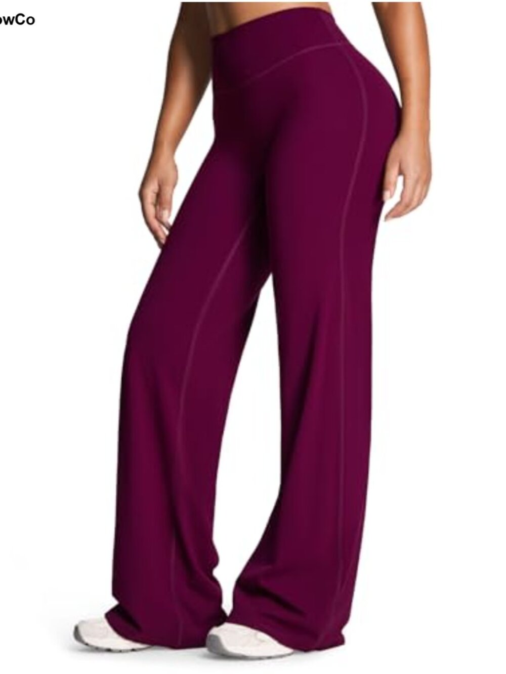 High Waist Straight Leg Yoga Pants, Lumastretch 81% Nylon 19% Lycra, 31/33/35